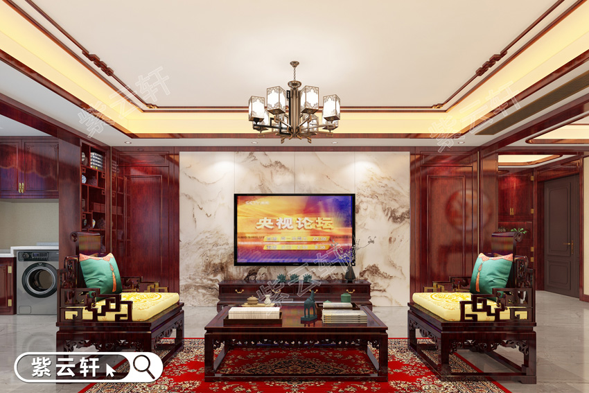 <a href=http://www.evcarfamily.com/ target=_blank class=infotextkey>中式風格</a>客廳裝修