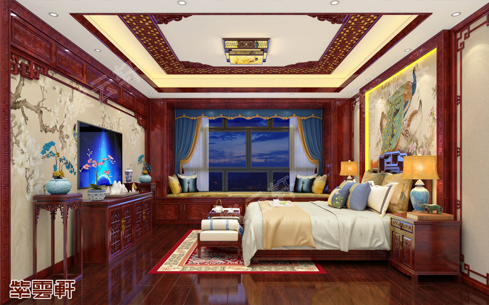 <a href=http://www.evcarfamily.com/woshizx/ target=_blank class=infotextkey>中式臥室裝修</a>效果圖