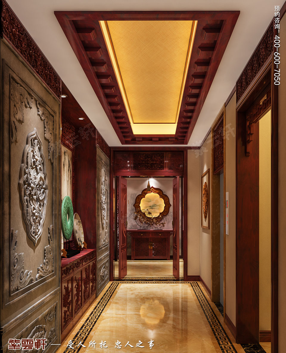 <a href=http://www.evcarfamily.com/gudianzhongshi/ target=_blank class=infotextkey>古典中式風格</a>裝修門廳效果圖