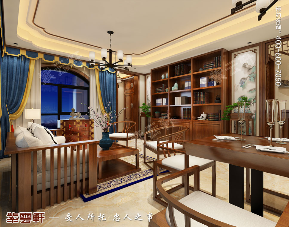 300平古典新中式裝修，端莊華麗，優(yōu)雅詩意